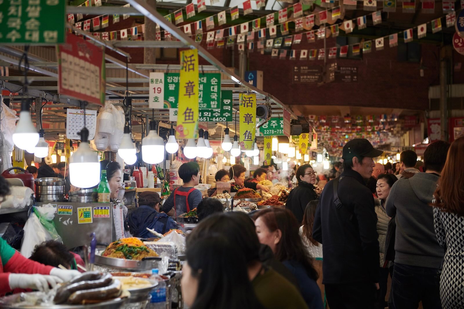 Marché Gwangjang et sa street food coréenne